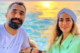 عکس تازه منتشر شده از هادی کاظمی و سمانه پاکدل