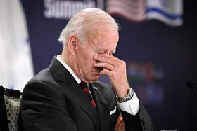 ویدئو‌‌ | خوابِ نازِ جو بایدن در یک دیدار کاملا رسمی!