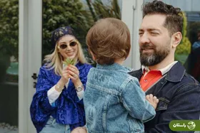 ویدئو | گفت و گوی ایرج طهماسب با پسر بهرام رادان و مینا مختاری