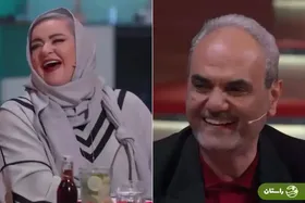 (ویدئو) کل کل نعیمه نظام دوست و جواد خیابانی؛ خانم نظام دوست شبیه توپه، اگر امروز تونستی منو عصبانی کنی می‌گم احسان بیاد بگیرتت!