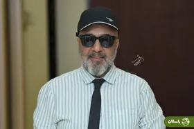 عکس | فرشاد شرکت کننده «عشق ابدی» در کنار رضا عطاران در حاشیه اکران اجل معلق