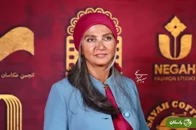 (تصاویر) استایل خاص و متفاوت رویا جاویدنیا در جشن عکاسان سینما ایران
