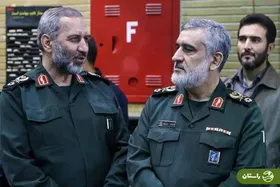 عکسی از فرمانده جدید نیروی هوافضای سپاه، جانشین سردار حاجی‌زاده در مراسم عزاداری