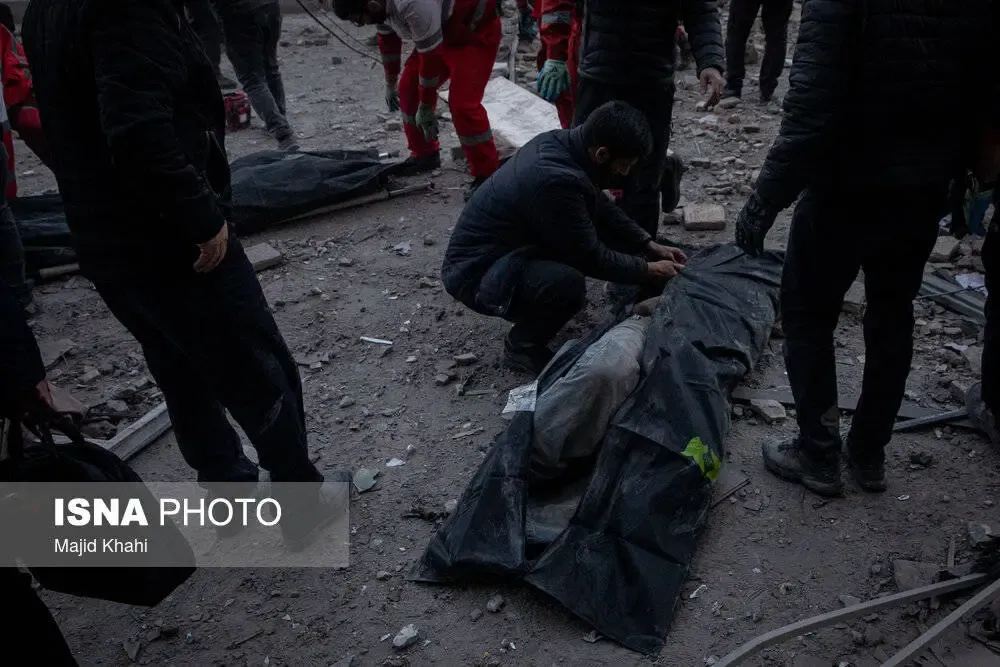 تصاویر حمله به تهران