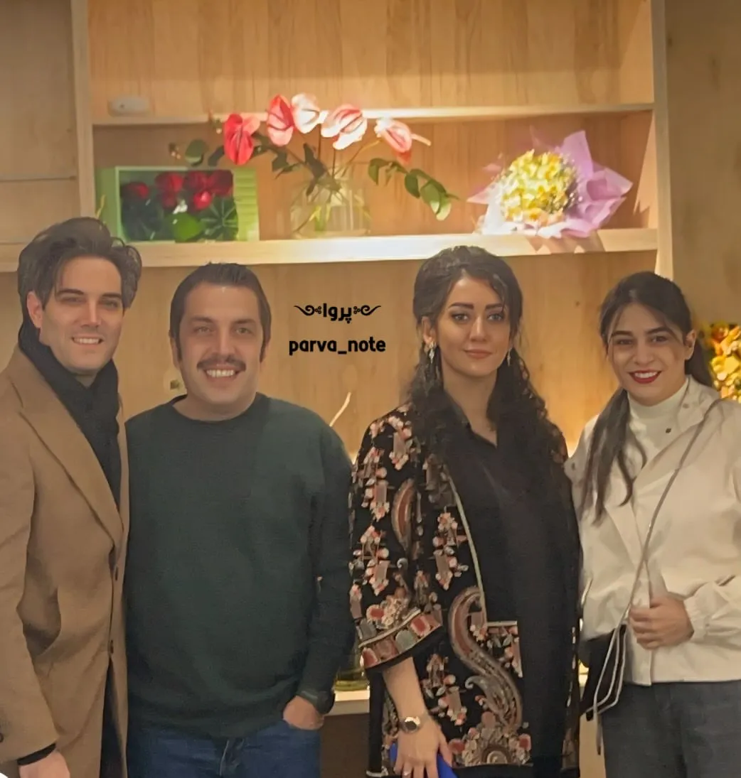 حضور بازیگران در نمایشگاه آثار نقاشی بهار نوروزپور و همسرش امیرعلی نبویان