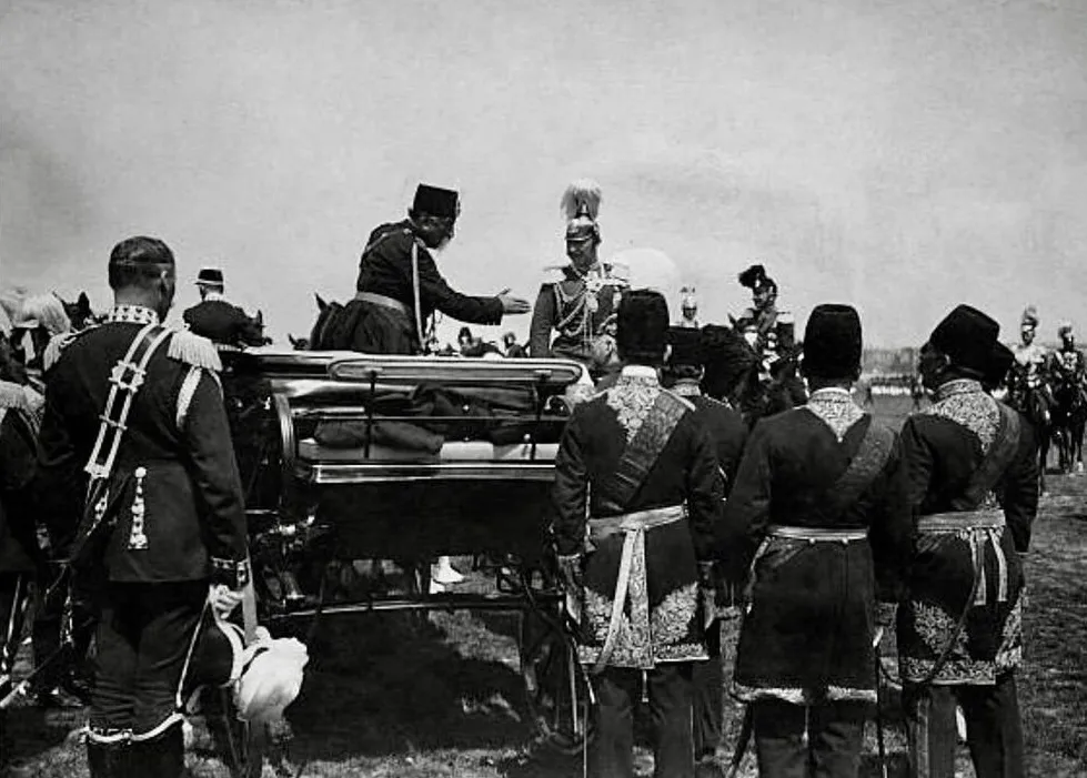 شکار مظفرالدین شاه در رشت