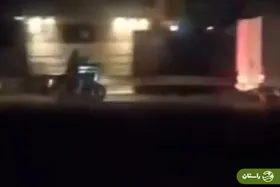 ویدئو | لحظات تعقیب و گریز وانت مشکوک به حمل پهپاد در اتوبان باقری