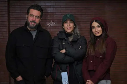 (عکس) استایل زمستانی محسن کیایی و سمیرا حسن‌پور در تئاتر