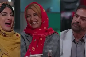 (ویدئو) مزاحمت محیا دهقانی و هلیا امامی برای فیروز کریمی | فحش‌های فیروز کریمی سانسور شد!