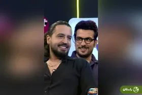 سلفی خنده دار امیرحسین قیاسی و مهرداد صدیقیان وسط خیابان