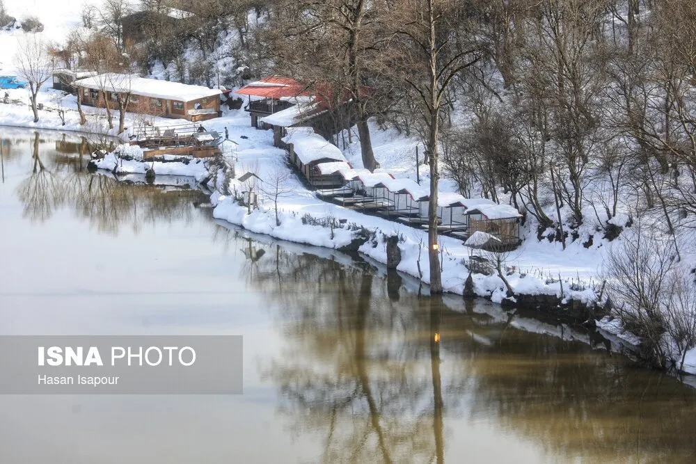 دریاچه شورمست در برف