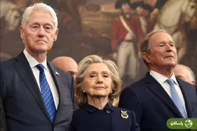 ویدئو | خنده‌های هیلاری کلینتون در واکنش به سخنان ترامپ