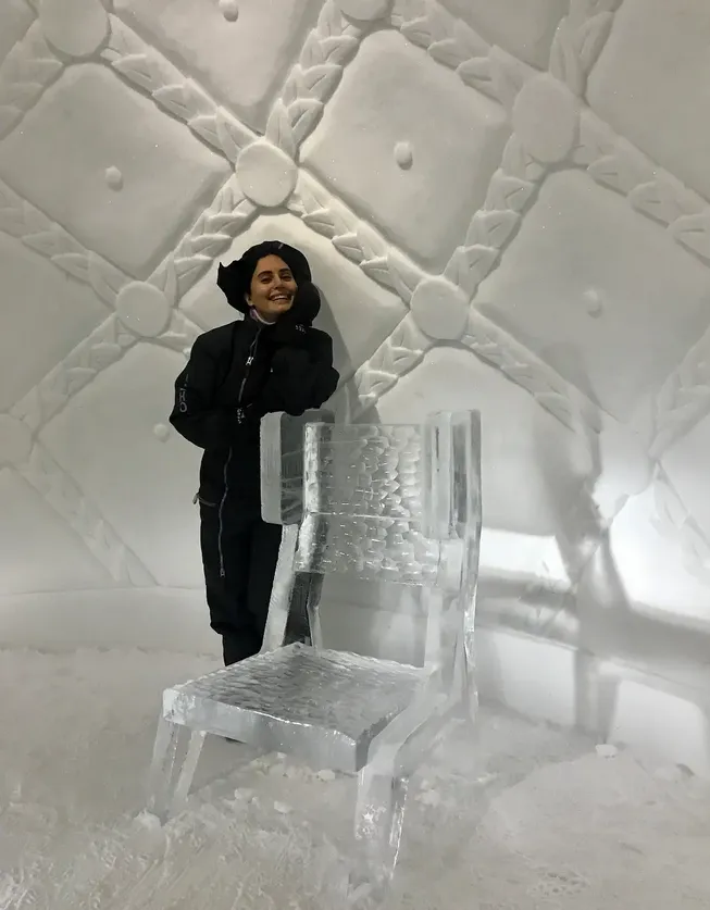 لاکچری بازی الناز شاکردوست در قطب شمال