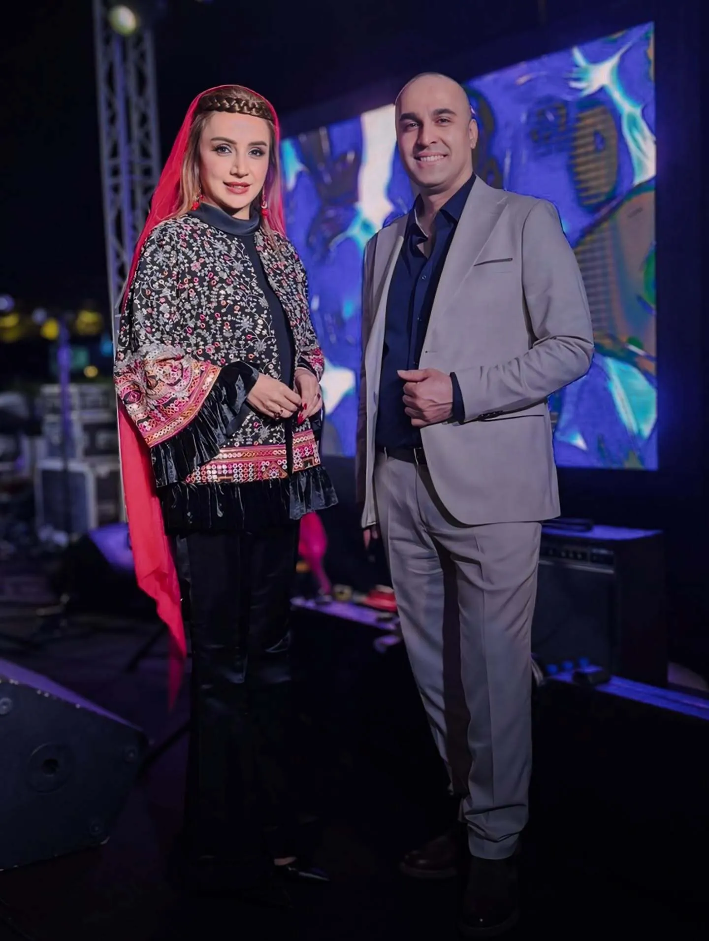 جشن یلدای شبنم قلی خانی در دبی