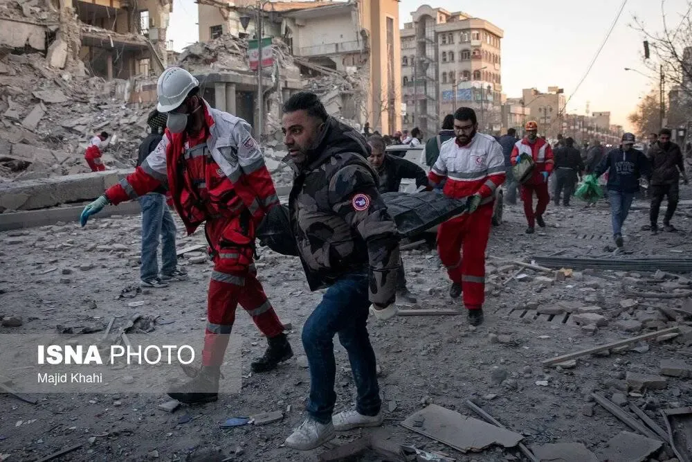 تصاویر حمله به تهران