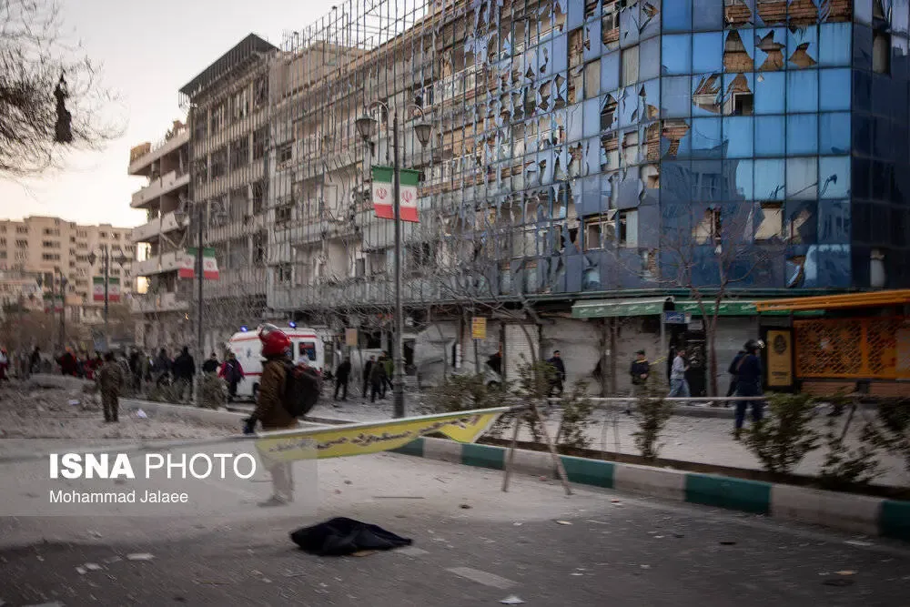 تصاویر حمله به تهران