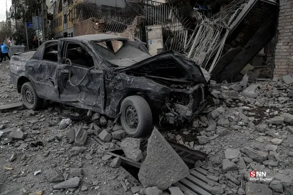 خسارات حمله به خیابان مطهری