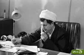 عکس | تونل زمان؛ تعظیم ایرج قادری و خسرو شکیبایی به «هاشمی رفسنجانی» در سال ۸۴