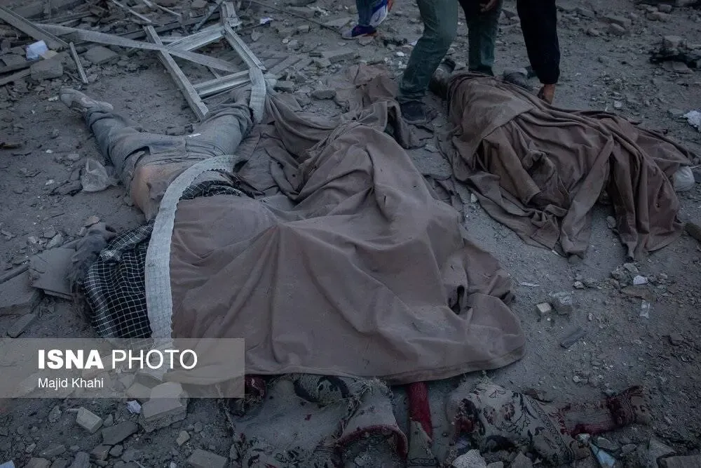 تصاویر حمله به تهران