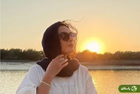 تصاویر | قشم‌گردی حدیثه تهرانی