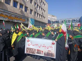 (تصاویر) تصاویری از رزمایش دختران جانفدا