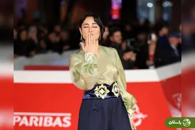 تصاویر | استایل ایرانی گلشیفته فراهانی روی فرش قرمز