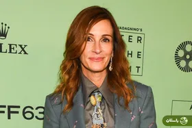 (عکس) کراوات عجیب جولیا رابرتز در جشنواره فیلم نیویورک ۲۰۲۵