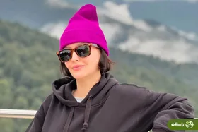 تصاویر جدید پردیس احمدیه با کلاه بنفش و هودی