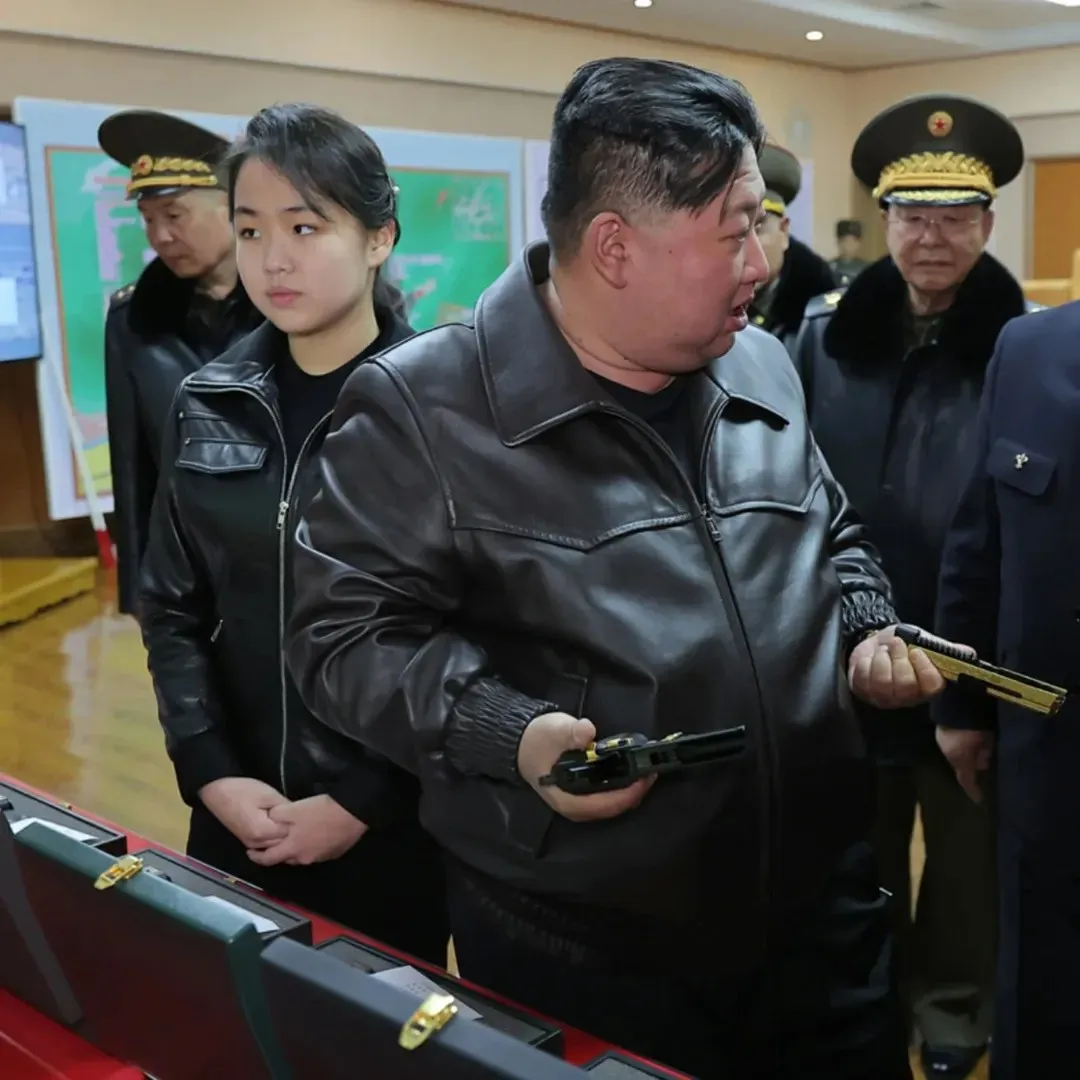 تیراندازی کیم جونگ اون و دخترش