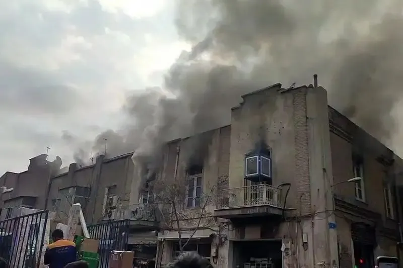 آتش سوزی گراند هتل