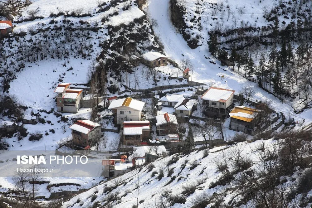 دریاچه شورمست در برف