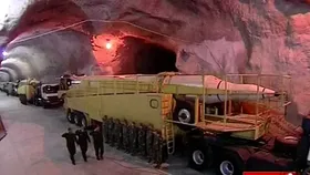 ویدئو متفاوت تلویزیون از تونل موشکی سپاه