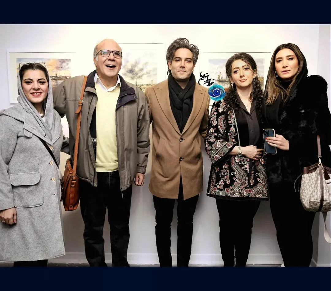 نیکی مظفری در نمایشگاه نقاشی بهار نوروزپور