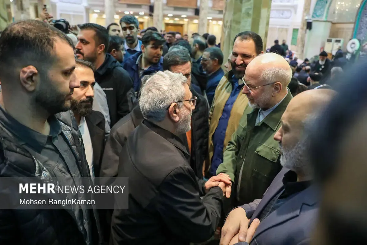 سردار قاآنی در مراسم شهید شوشتری