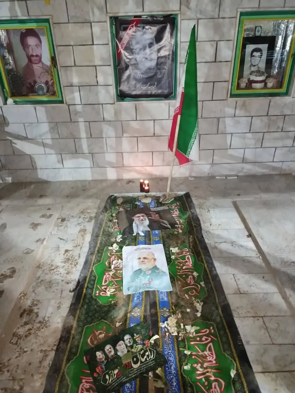 اولین تصویر منتشر شده از مزار فرمانده شهید سپاه