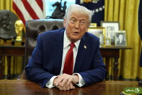 کبودی دست ترامپ جنجال به پا کرد + تصاویر