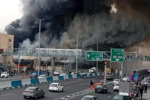 (ویدئو) جزئیات آتش‌سوزی مهیب جنت‌آباد در غرب تهران