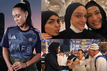 مدافع تیم فوتبال زنان النصر مسلمان شد/ کاتلین سوزا (Kathellen Sousa)  کیست؟