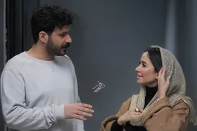 (عکس) الناز حبیبی، مجید یوسفی و امیر نوروزی در پشت‌صحنه «ملاحظات امنیتی»