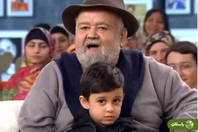 ویدئو | حضور اکبر عبدی و نوه‌اش در ۱۰۰۱