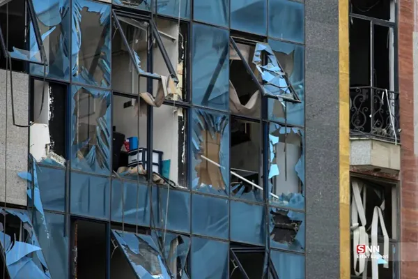 خسارات حمله به خیابان مطهری