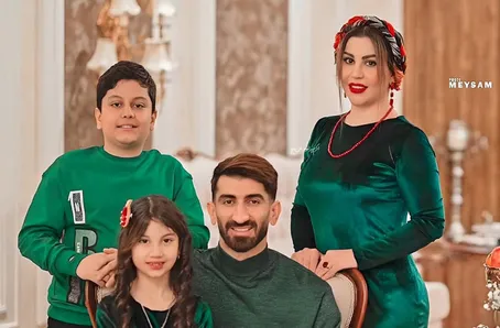 عکس‌های خانوادگی اکرم بیرانوند همسر علیرضا بیرانوند از شب یلدا