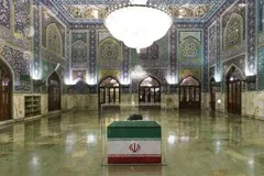 محل دقیق مرقد رهبر شهید انقلاب در حرم مطهر امام رضا (ع) + عکس