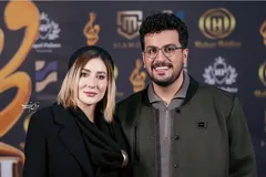 (عکس) استایل امیرحسین قیاسی و همسرش در جشن حافظ