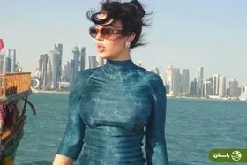 (تصاویر) جورجینا رودریگز در مراسم FTA قطر با یک لباس تاریخی از طراح تونسی ظاهر شد