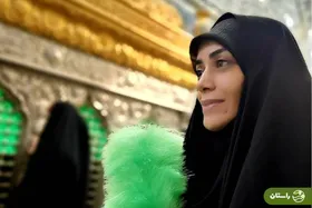 عکسی خاص و متفاوت از الهام چرحنده در حرم حضرت معصومه