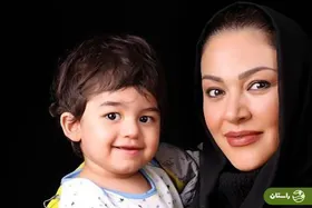 عکس عاشقانه زیبا بروفه و پسرش اهورا