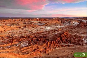 عکس | بارش برف در خشک‌ترین بیابان جهان