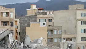 (عکس) جزئیات آواربرداری منطقه مسکونی در منطقه کوچمشکی زنجان