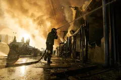 اوکراین با حملات سنگین پهپادی مسکو را به آتش کشید